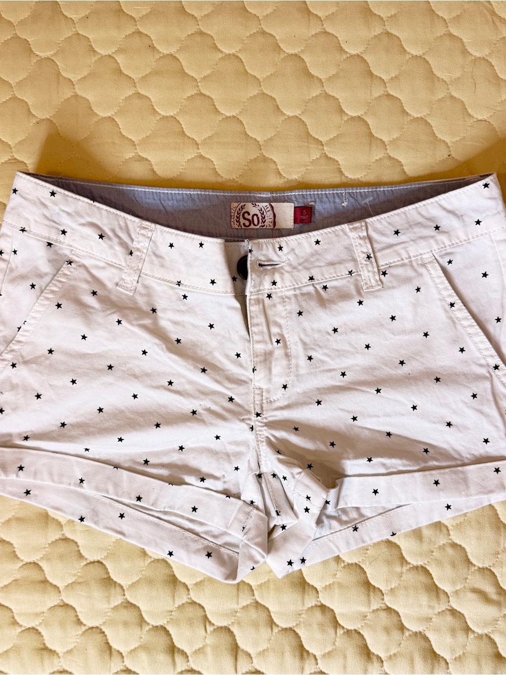 SO White Star-Print Shorts
